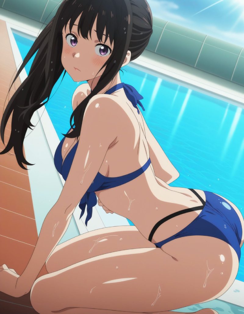 ảnh gái anime mặc bikini 25
