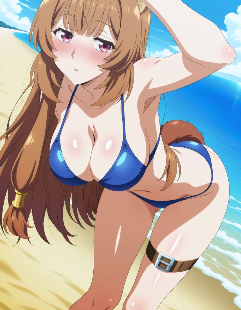 ảnh gái anime mặc bikini 27