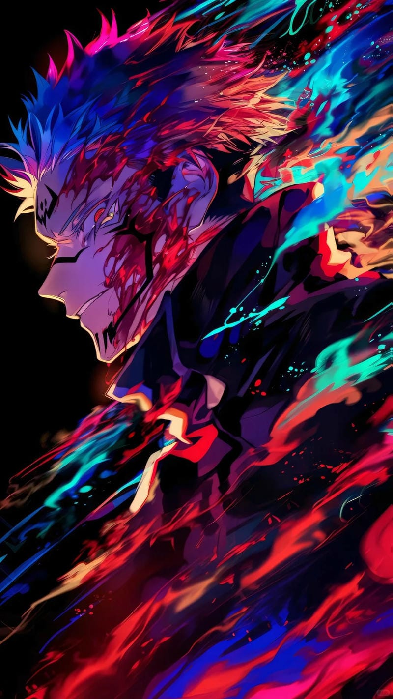 Hình ảnh Gojo Satoru anime phong cách lạnh lùng cuốn hút