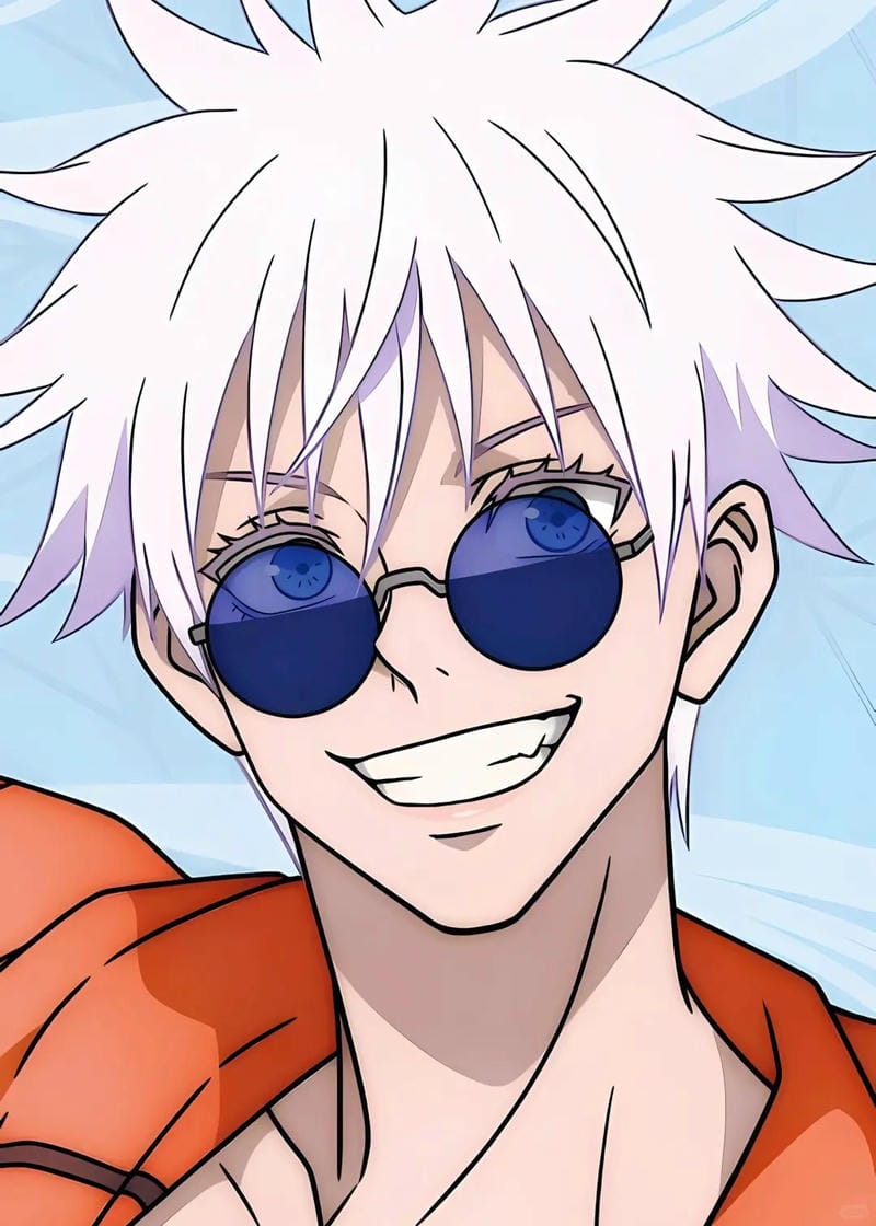 Hình Gojo Satoru anime mang phong cách cá tính cuốn hút