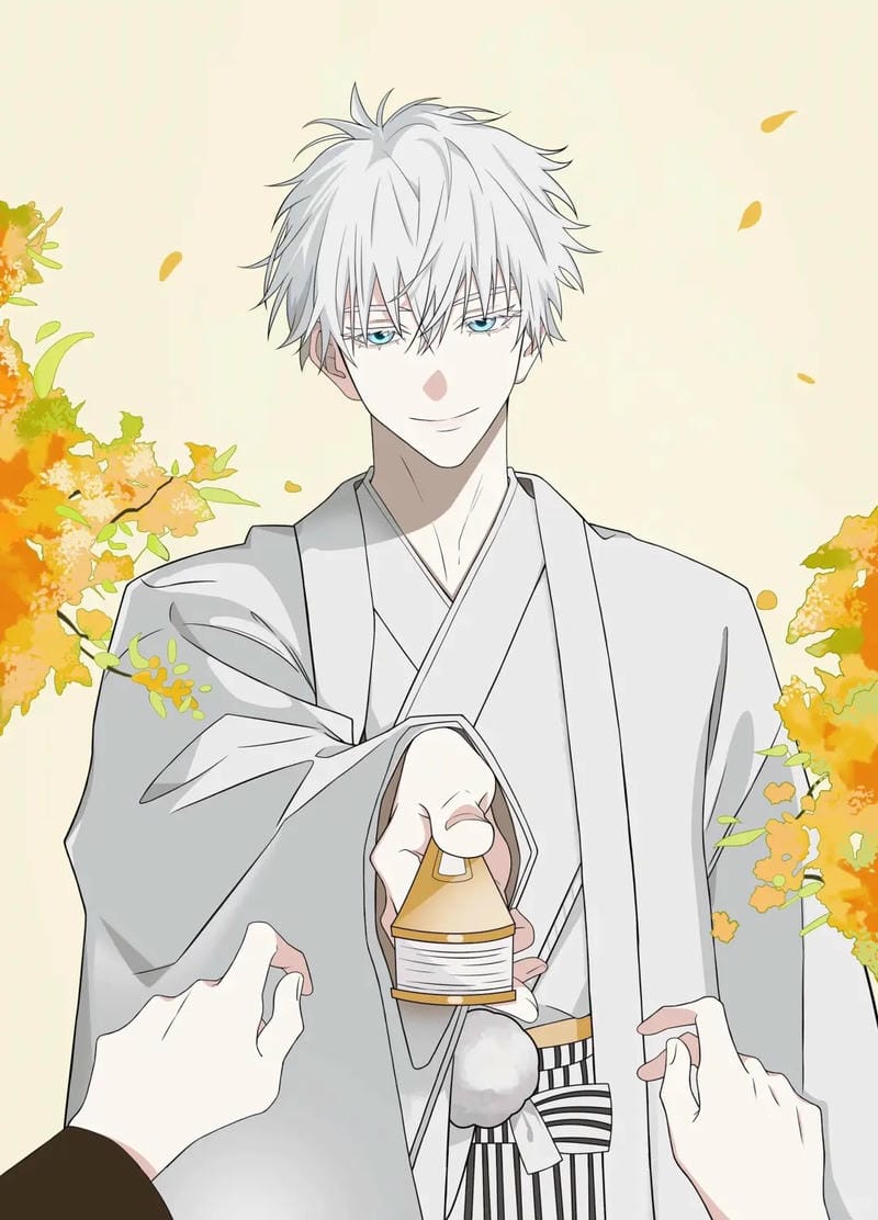 Nhân vật anime Gojo Satoru mang vẻ ngoài đầy cá tính