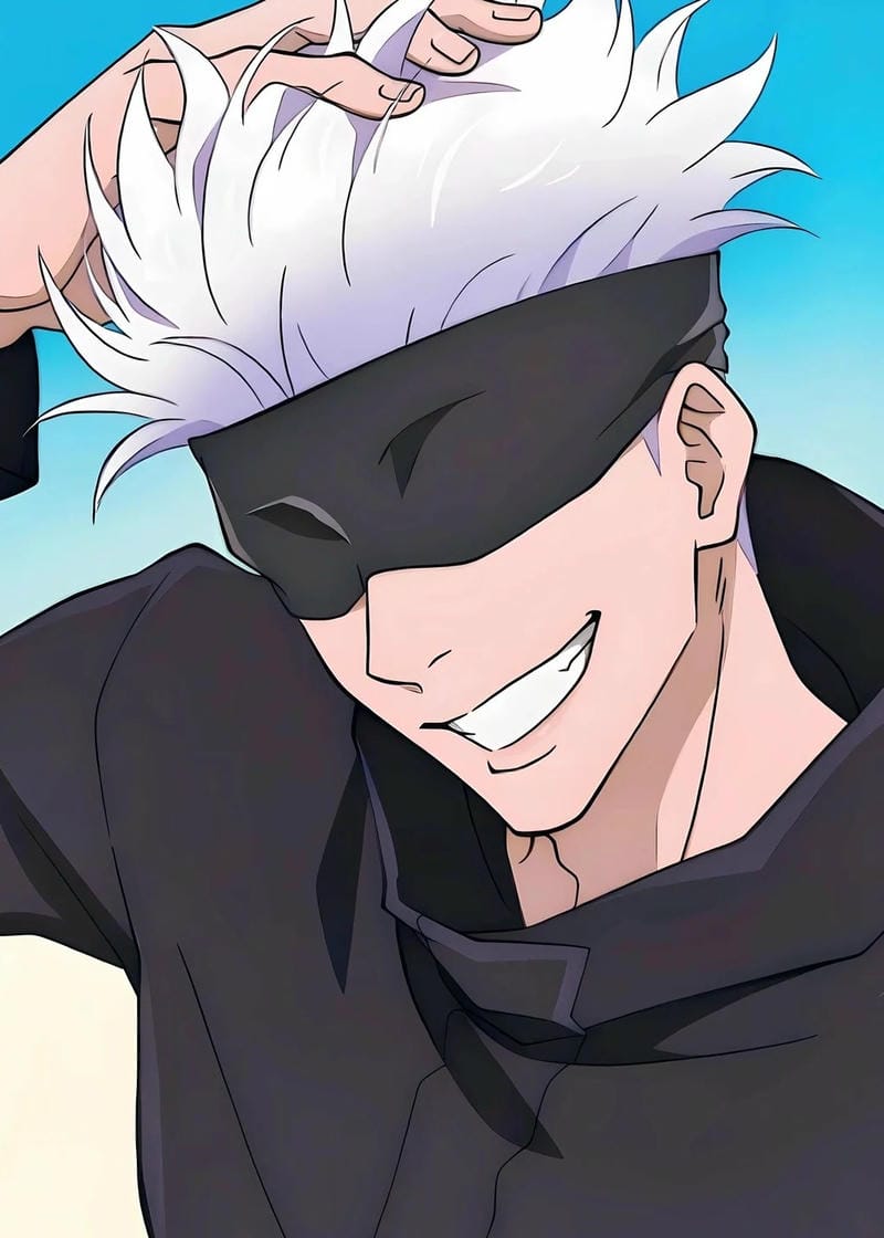 Gojo Satoru anime pose đẹp