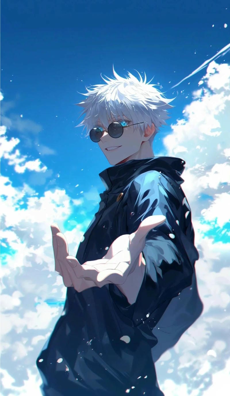 Ảnh Gojo Satoru anime phong cách lạnh lùng và cá tính