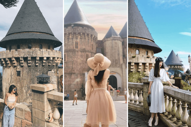 Du khách có thể mặc váy dài điệu đà hoặc quần jean, áo quây cá tính khi check-in với tòa lâu đài cổ Chateau De Chenonceau
