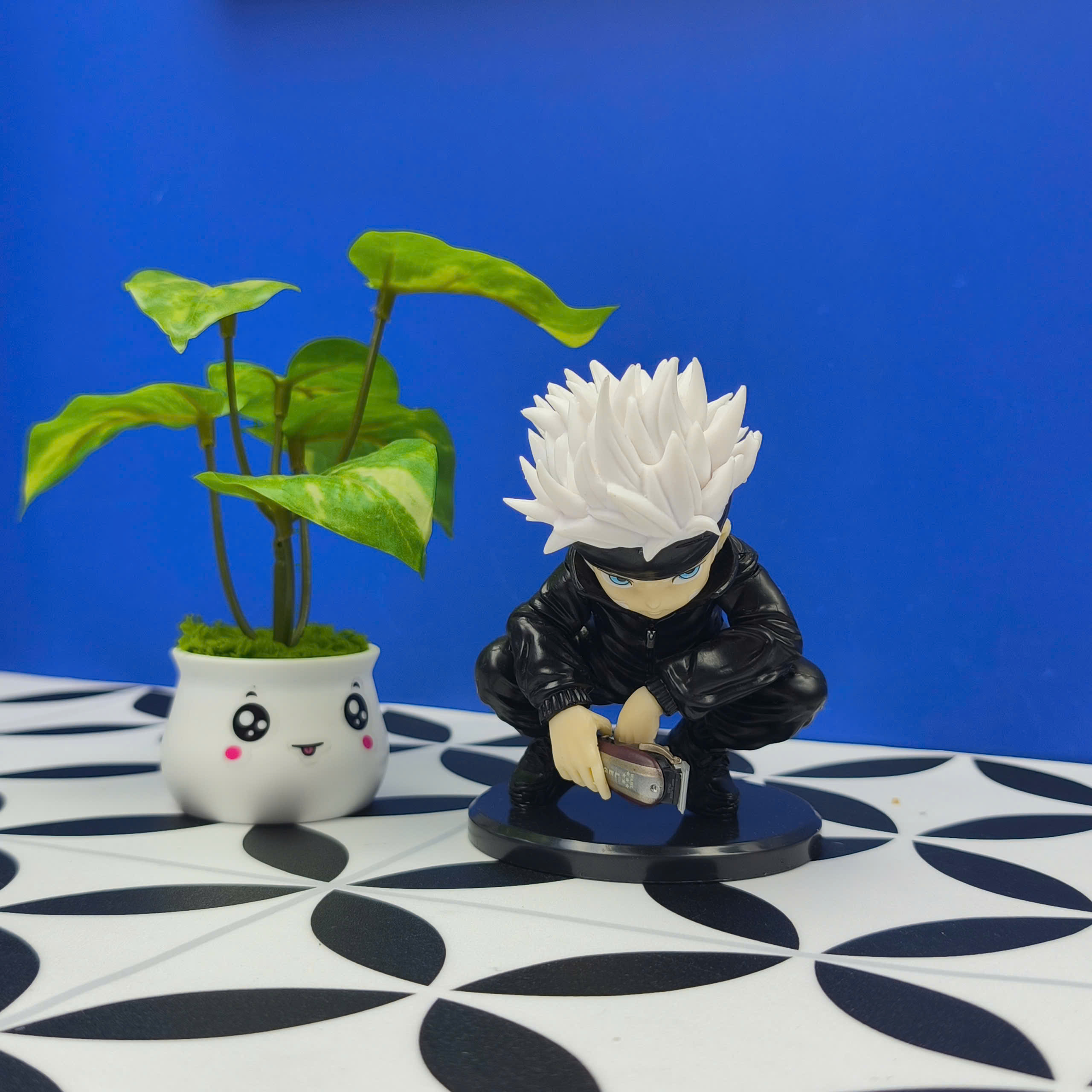 Mô Hình Tiệm Tóc Barber Gojo Satoru BlockBoy Cao 12cm