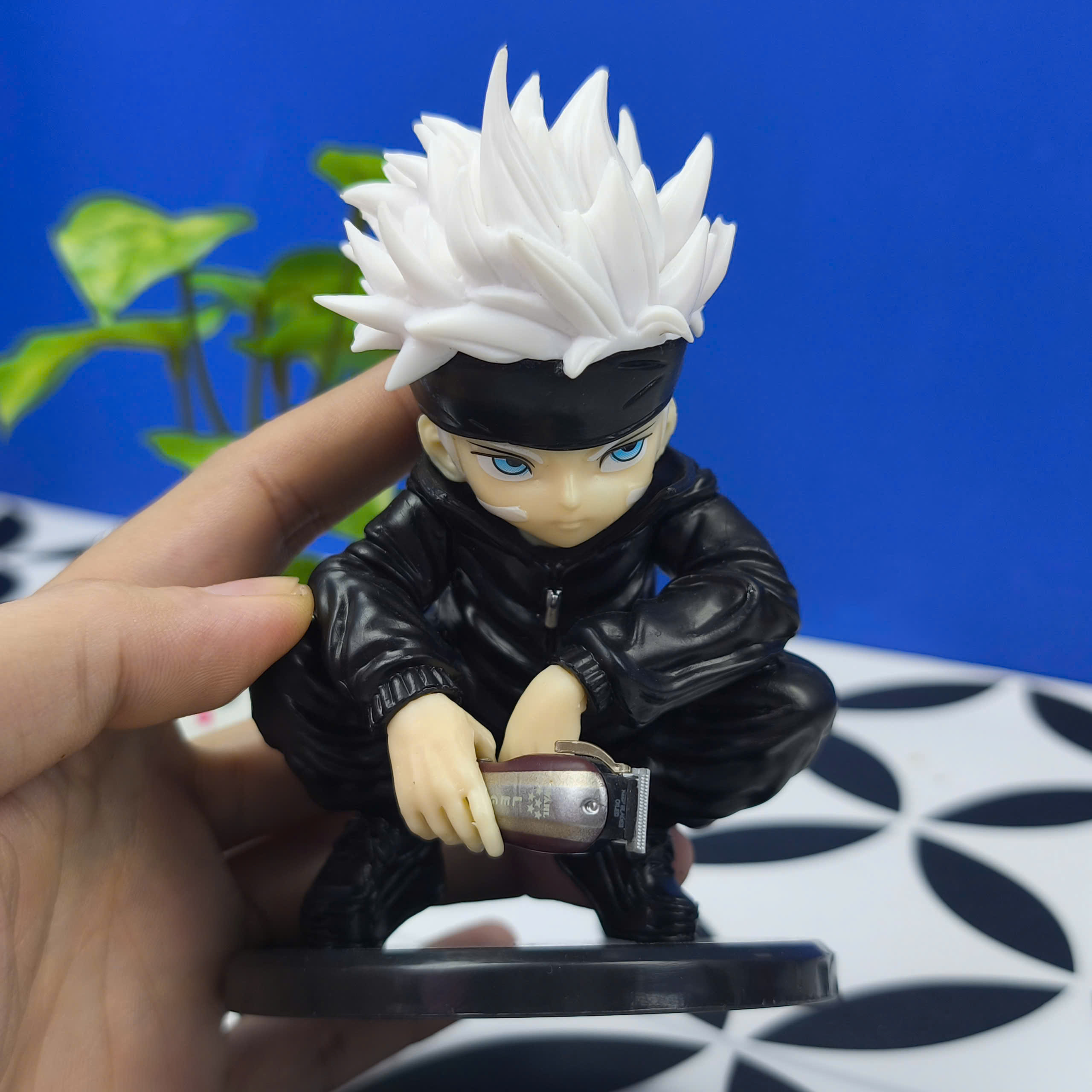 Mô Hình Tiệm Tóc Barber Gojo Satoru BlockBoy Cao 12cm