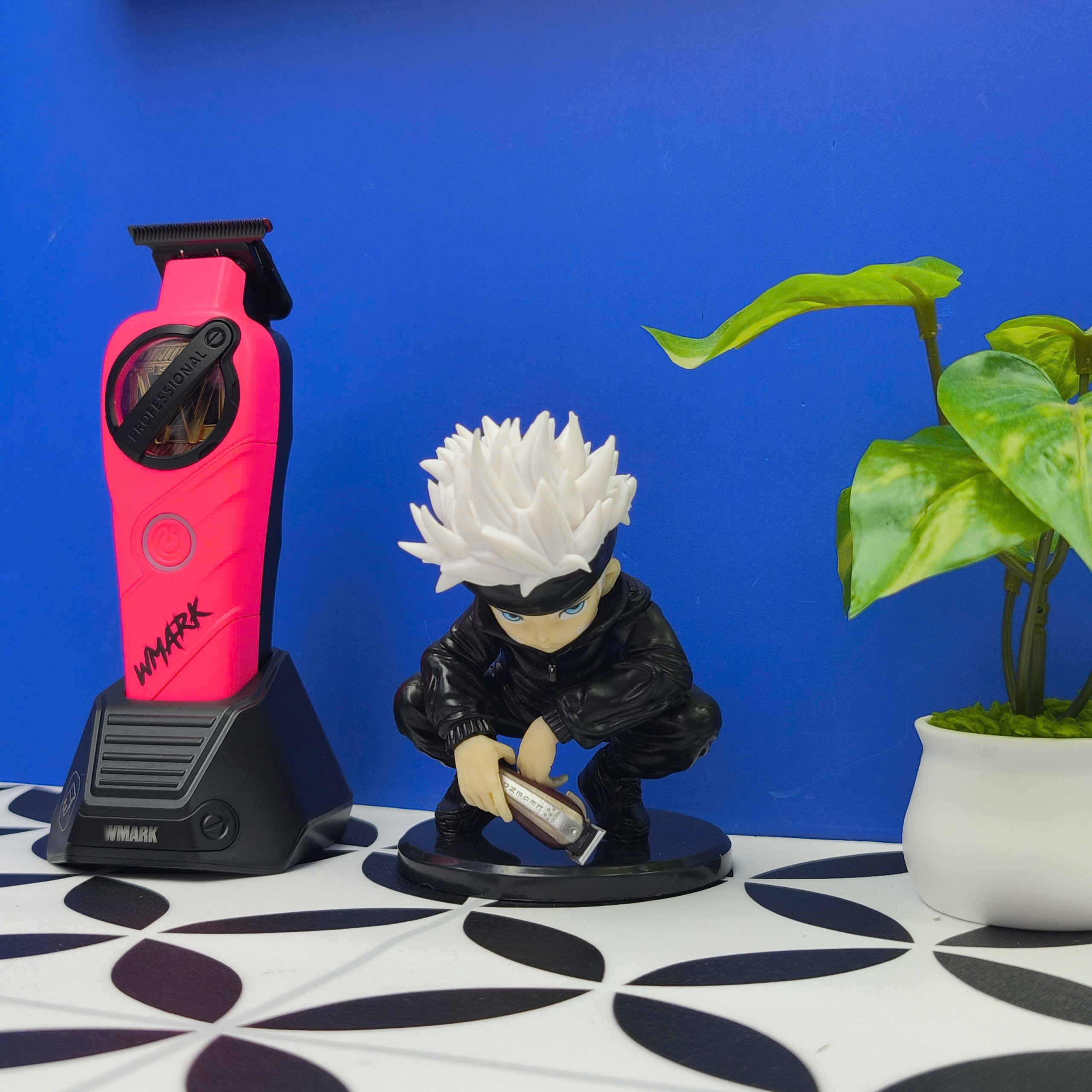 Mô Hình Tiệm Tóc Barber Gojo Satoru BlockBoy Cao 12cm