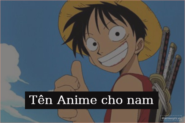 Ten cac nhan vat anime nu de thuong nhat