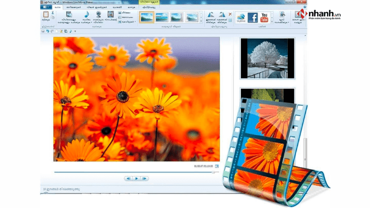 Phần mềm làm video trên máy tính miễn phí Window Movie Maker