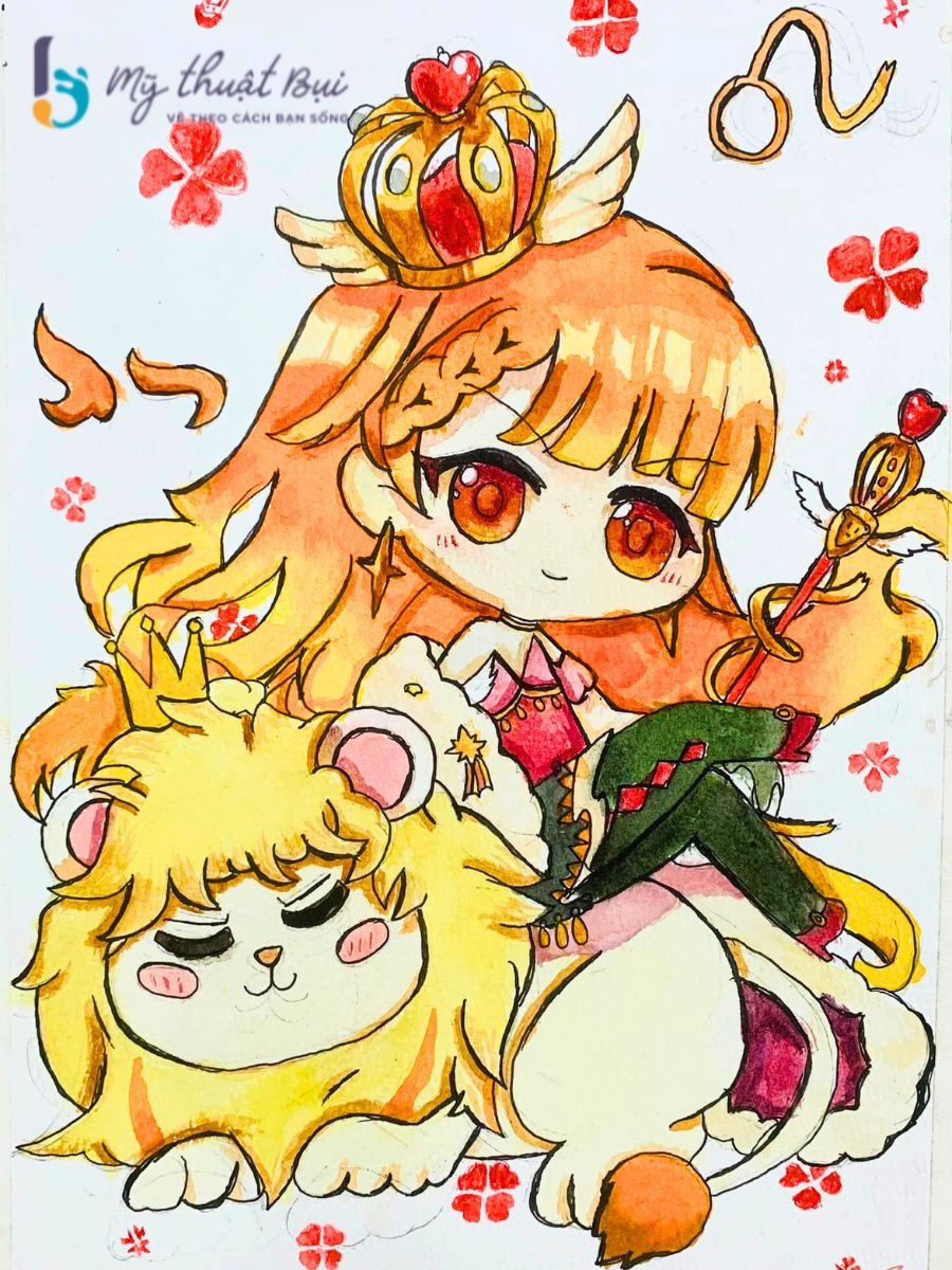 Hình vẽ chibi nữ cute