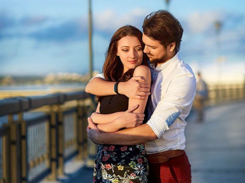 Chụp ảnh đi biển với người yêu khiêu vũ nghệ thuật