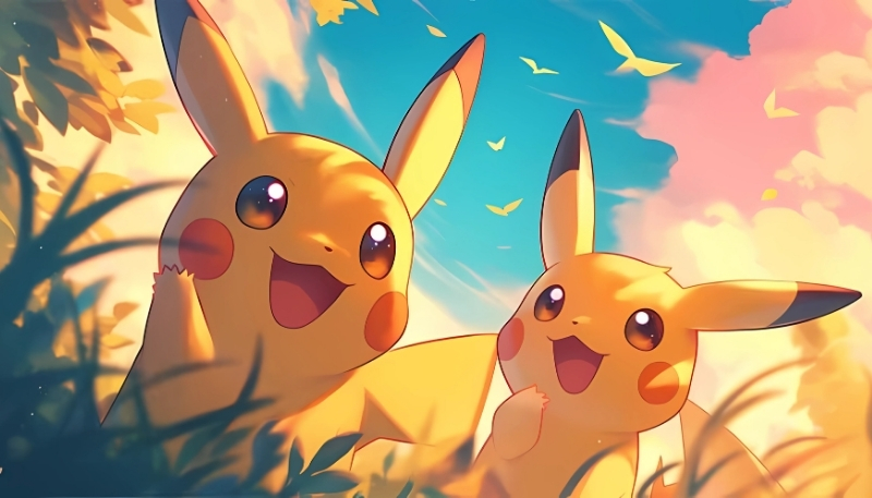 ảnh nền pokemon pikachu cute 4k