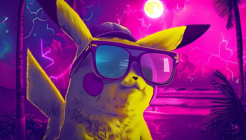 hình nền pokemon pikachu siêu dễ thương