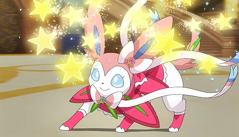 hình nền pokemon thiên thần sylveon 4k