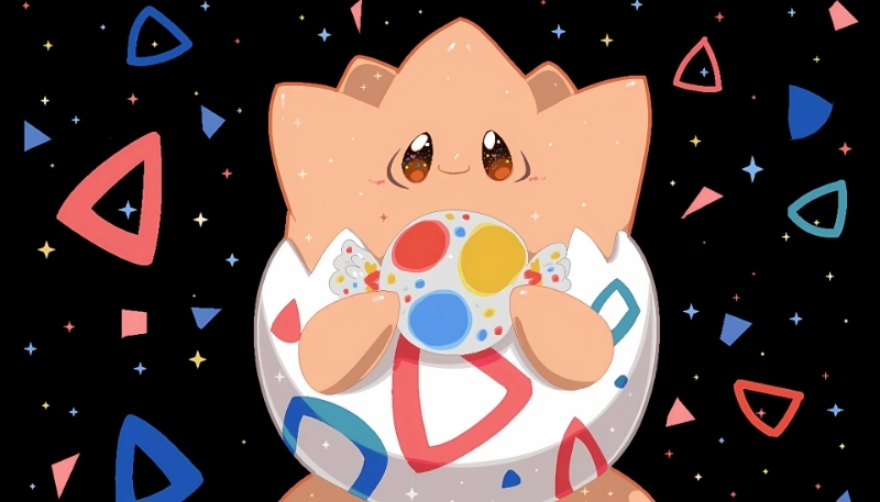 ảnh nền pokemon hệ tiến togepi đáng yêu