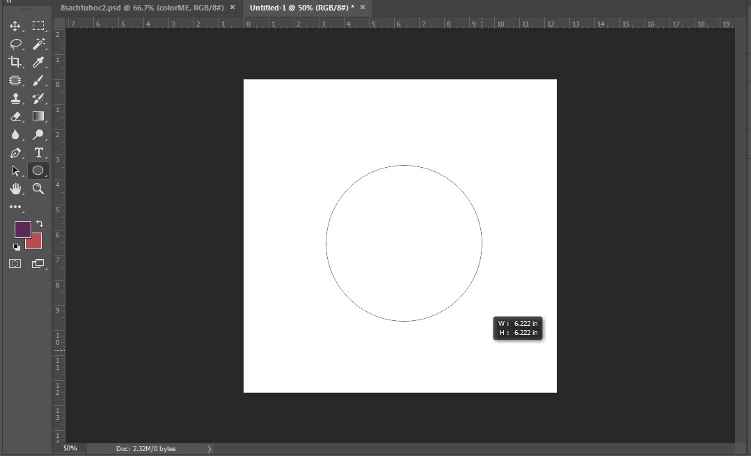 Cách vẽ hình tròn trong Photoshop đơn giản không ngờ
