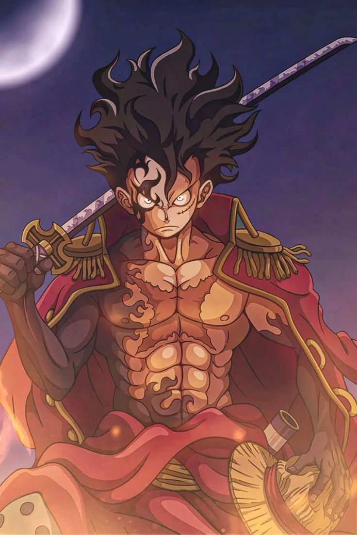 Hình ảnh luffy cực ngầu gear 5