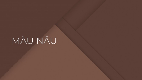 màu nâu
