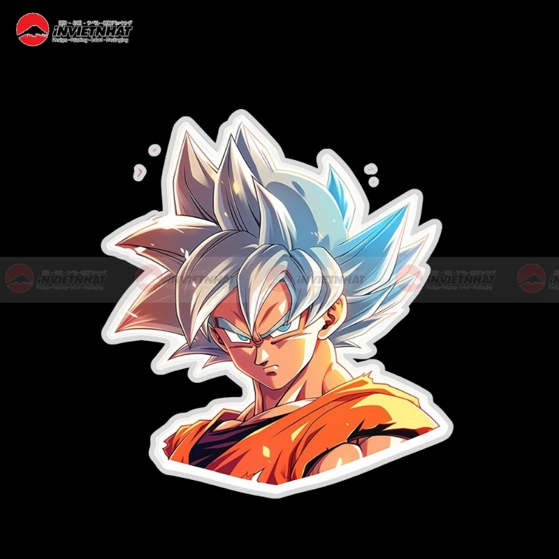 Sticker anime dan dan guitar