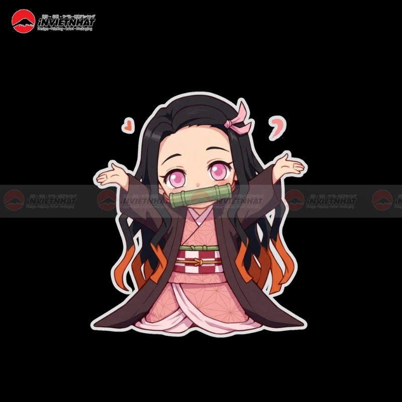 sticker anime chibi