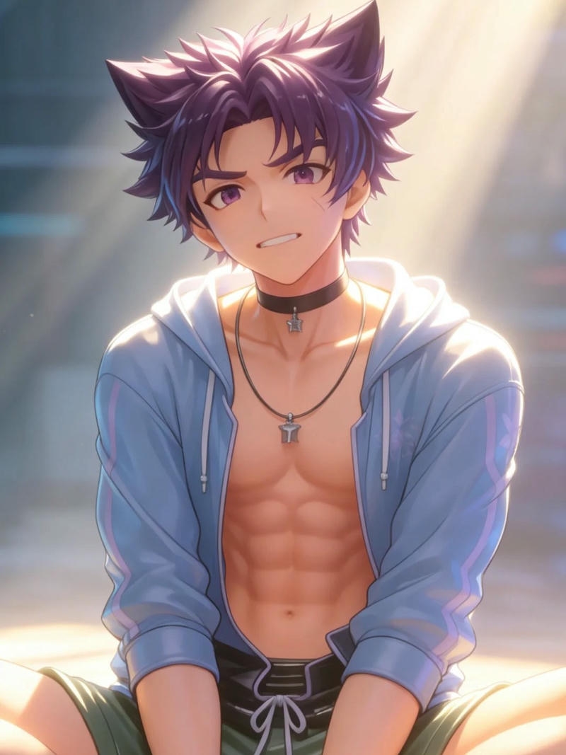 Ảnh anime nam 6 múi vẻ ngoài cuốn hút