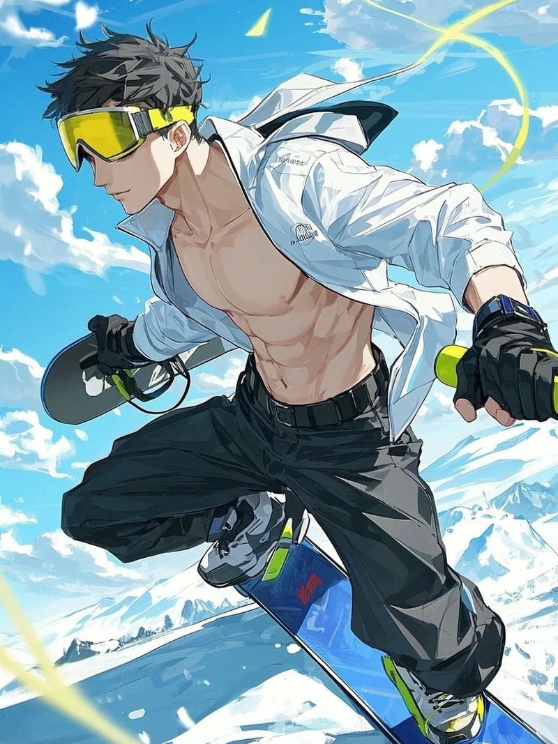 Ảnh anime nam 6 múi ngoại hình cuốn hút