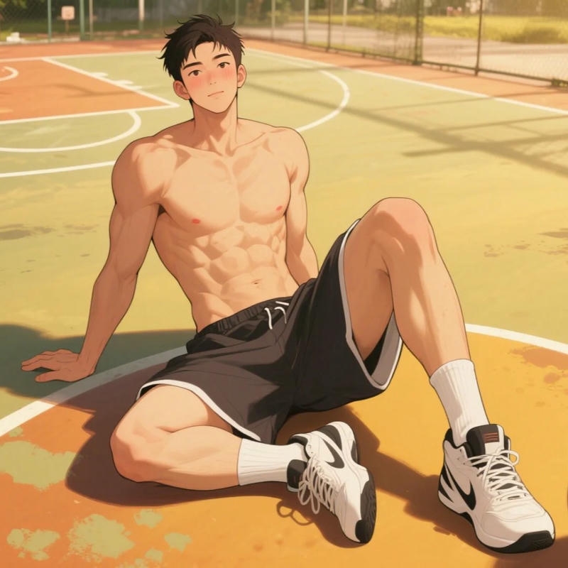 Ảnh anime nam 6 múi nét vẽ sắc sảo
