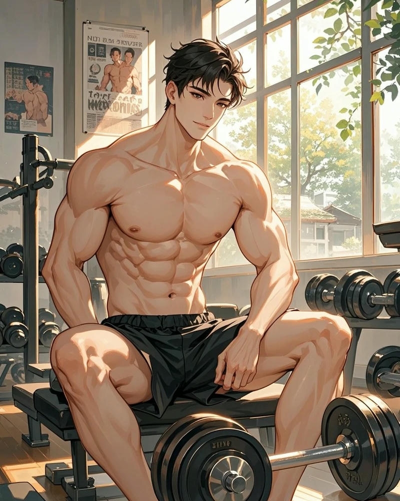 Ảnh anime nam 6 múi thần thái lạnh lùng