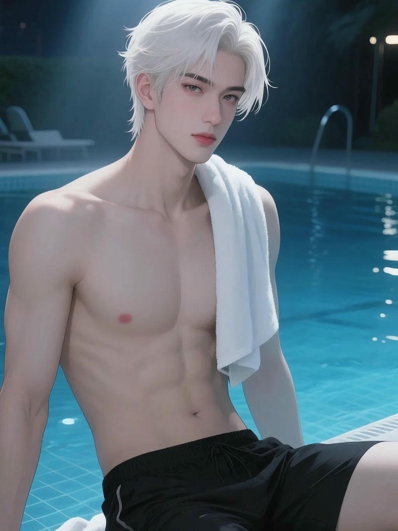 Ảnh anime nam 6 múi cơ thể săn chắc