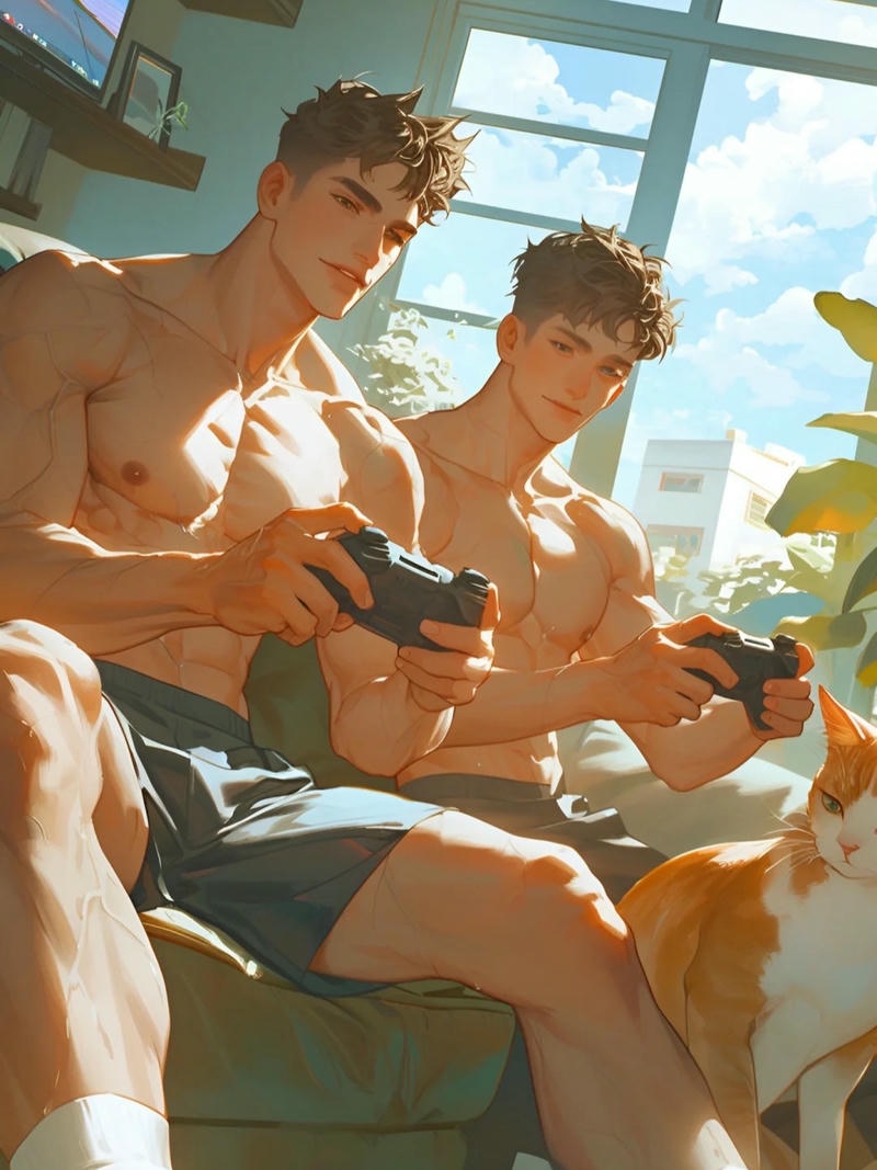 Anime nam body 6 múi săn chắc
