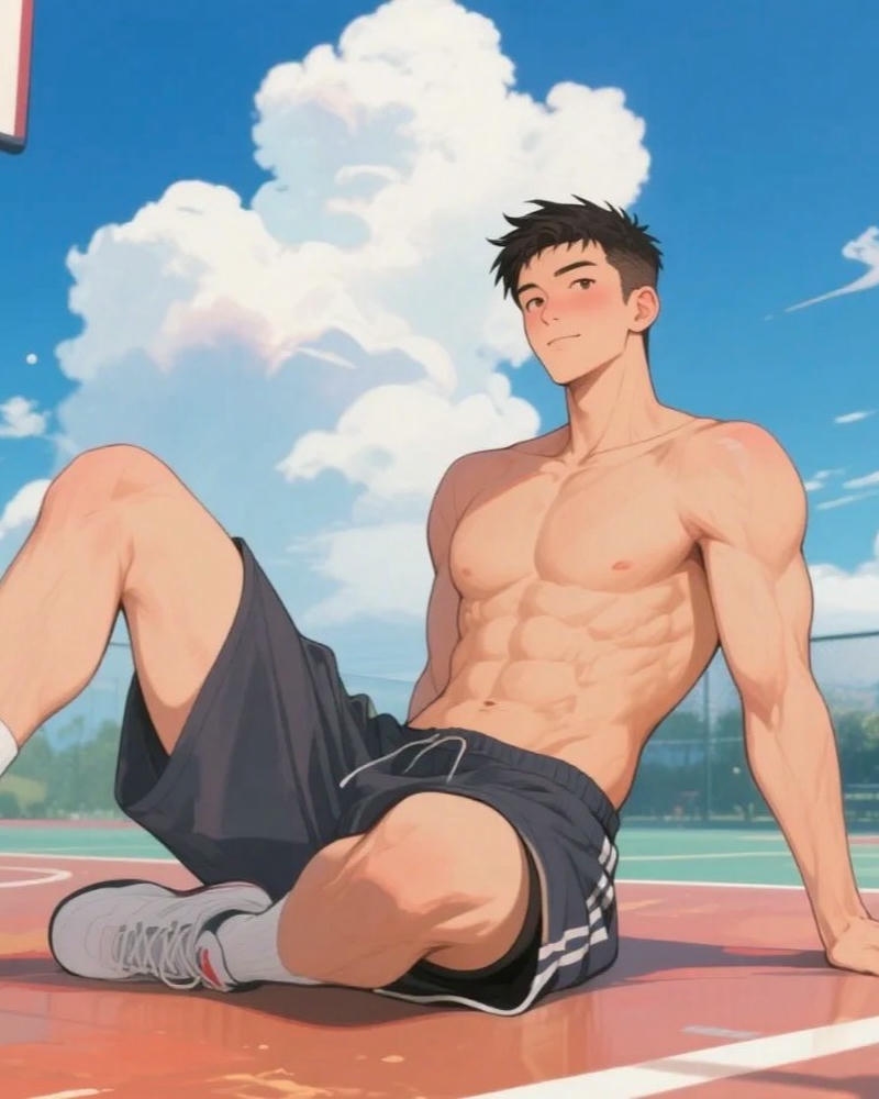 Ảnh anime nam 6 múi diện mạo thu hút