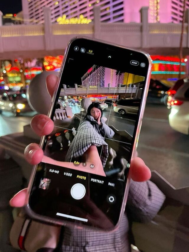 Ảnh selfie mùa đông ấm áp
