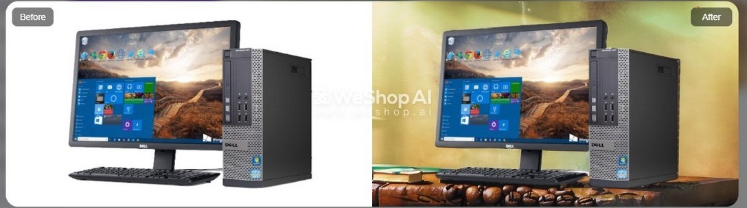 TẠO BACKGROUND SẢN PHẨM VỚI AI WESHOP AI