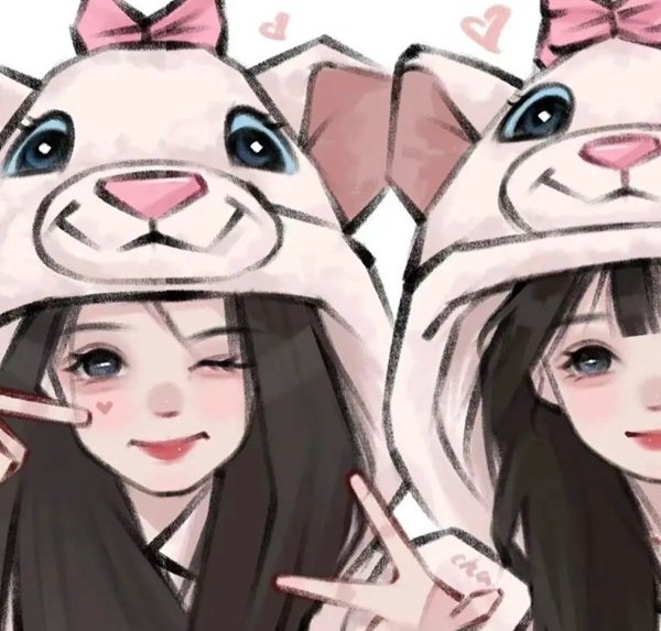 avatar đôi bạn thân nữ 16
