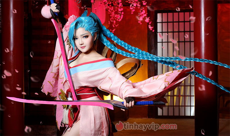 Liên quân cosplay Airi Kimono