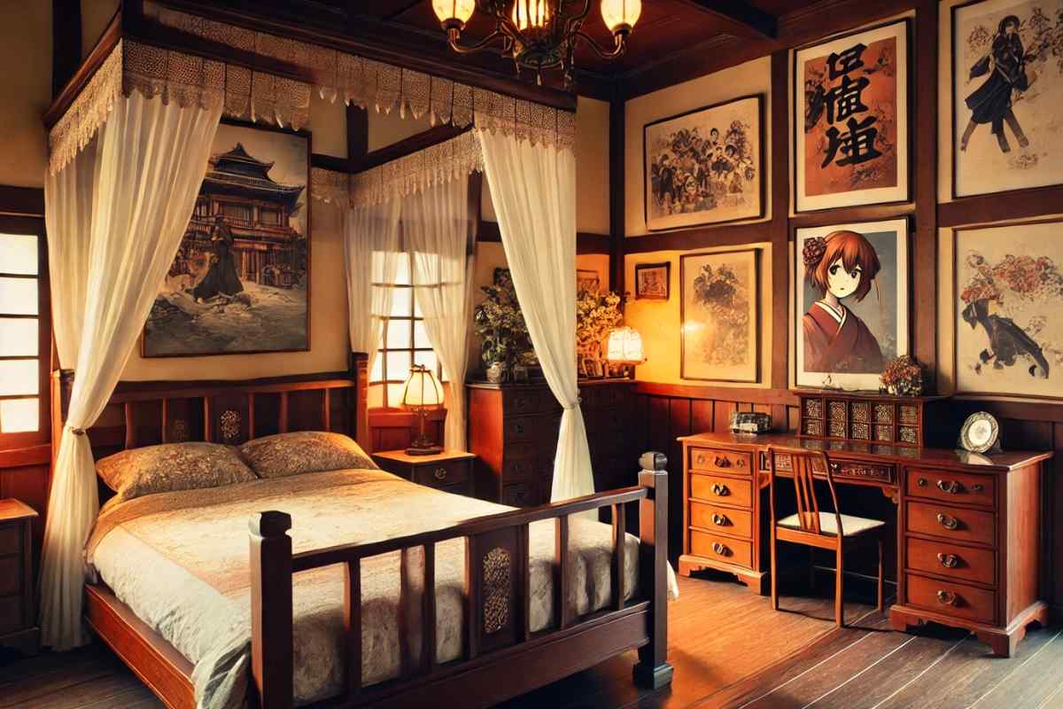 phòng ngủ anime