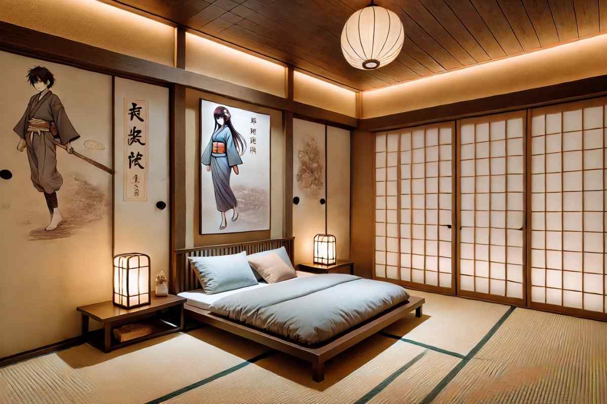 phòng ngủ anime