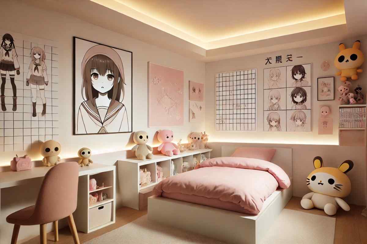 phòng ngủ anime