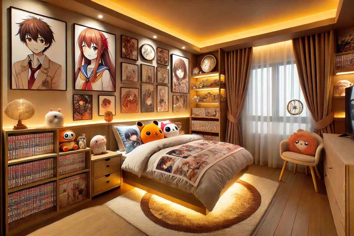 phòng ngủ anime