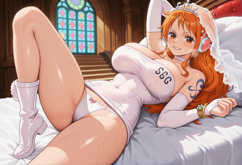 Ảnh gái anime mặc váy ngắn lẳng lơ