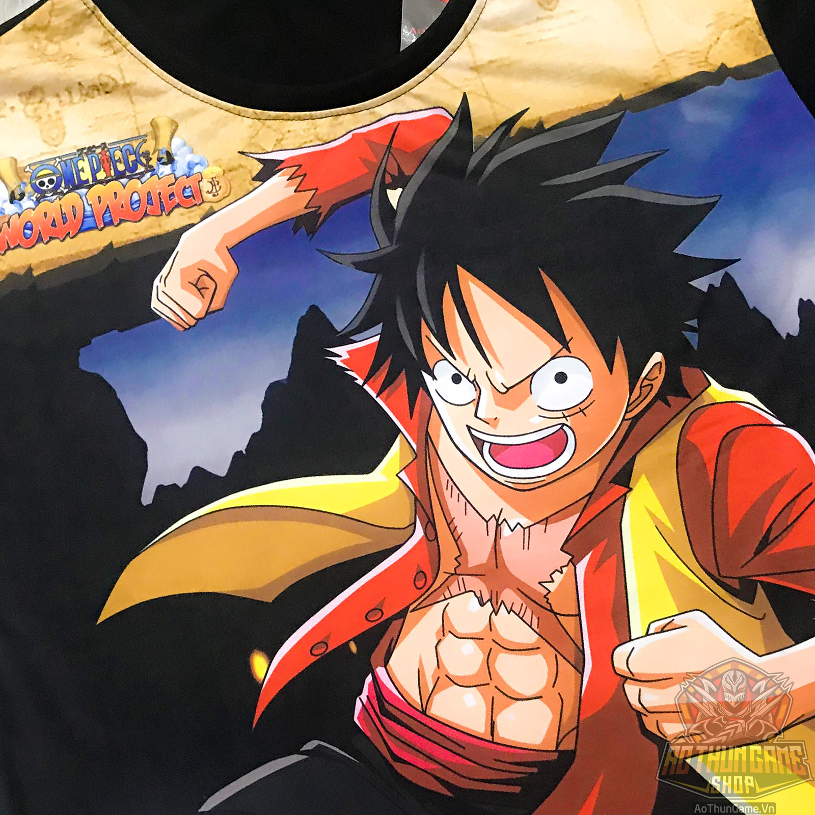 Hình ảnh Luffy cực ngầu vung nắm đấm
