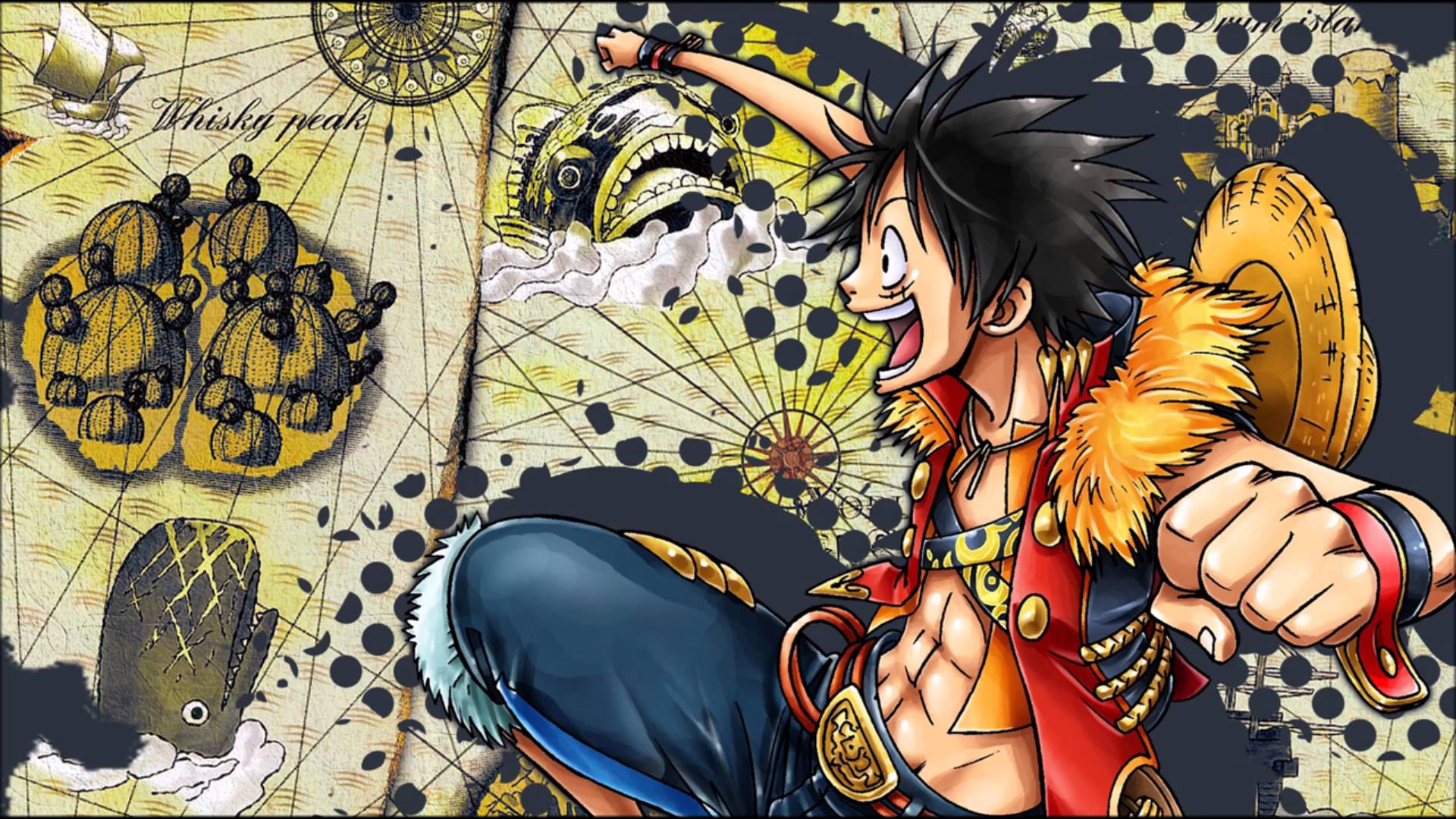HÌnh ảnh Luffy và hành trình cực ngầu
