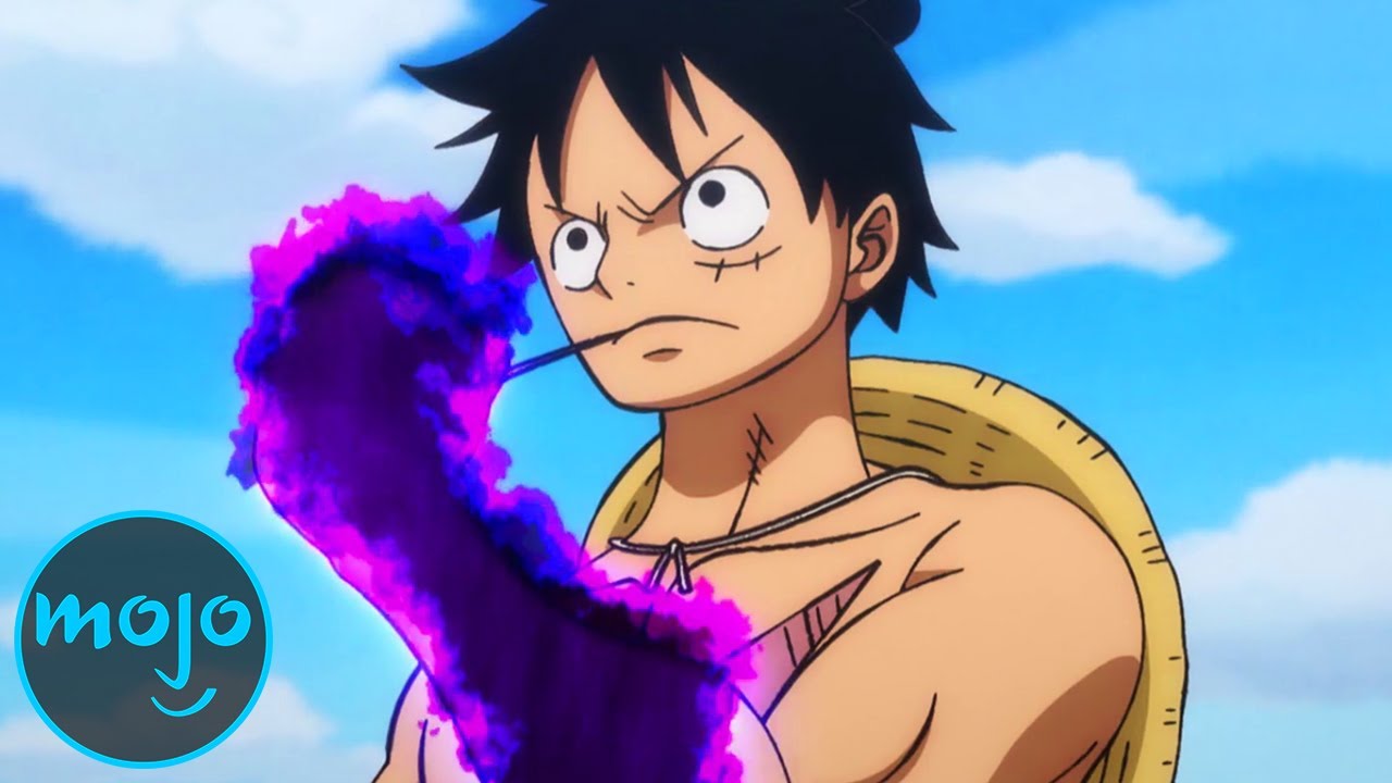Hình ảnh Luffy với cánh tay tím rất đẹp