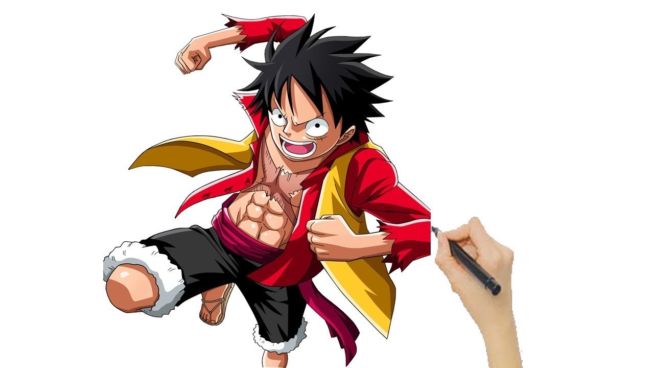 HÌnh ảnh vẽ Luffy rất ngầu