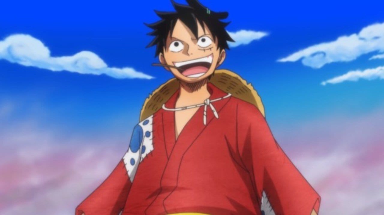 Hình ảnh Luffy áo đỏ cực đẹp