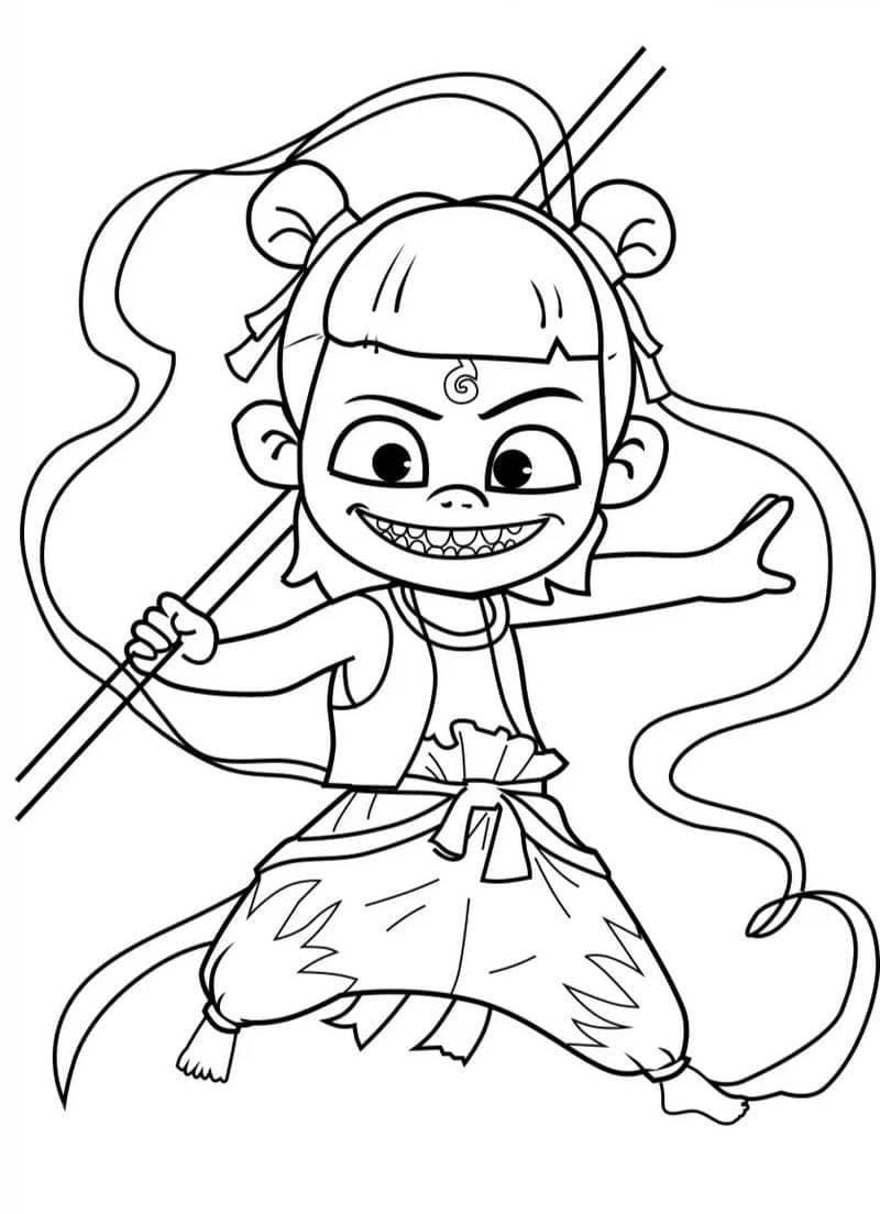 tranh tô màu anime chibi
